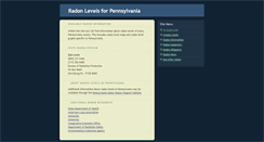 Desktop Screenshot of pa-radon.info